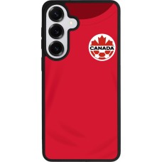 Coque Samsung Galaxy S26+ - Silicone rigide noir Maillot de football Canada 2022 personnalisable