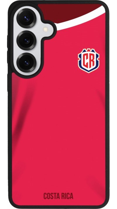 Coque Samsung Galaxy S26+ - Silicone rigide noir Maillot de football Costa Rica 2022 personnalisable