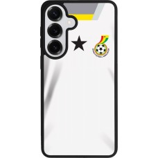 Coque Samsung Galaxy S26+ - Silicone rigide noir Maillot de football Ghana 2022 personnalisable