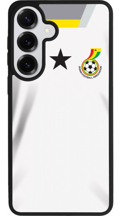Coque Samsung Galaxy S26+ - Silicone rigide noir Maillot de football Ghana 2022 personnalisable
