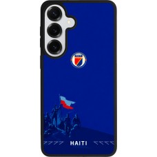 Samsung Galaxy S26+ Case Hülle - Silikon schwarz Haiti 2026 personalisierbares Fussballtrikot