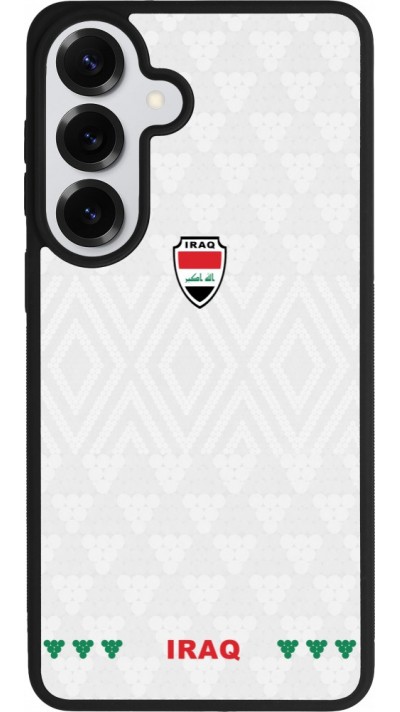Coque Samsung Galaxy S26+ - Silicone rigide noir Maillot de football Irak 2026 personnalisable