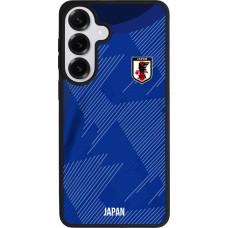 Coque Samsung Galaxy S26+ - Silicone rigide noir Maillot de football Japon 2022 personnalisable