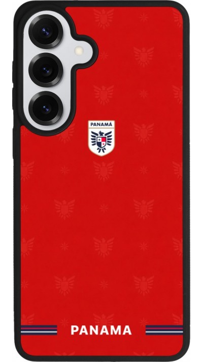 Coque Samsung Galaxy S26+ - Silicone rigide noir Maillot de football Panama 2026 personnalisable