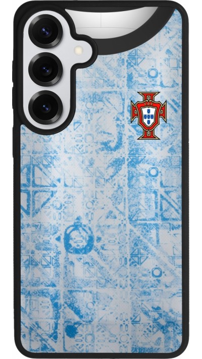 Samsung Galaxy S26+ Case Hülle - Silikon schwarz Portugal Away personalisierbares Fussballtrikot