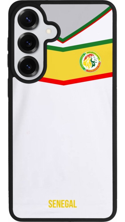 Coque Samsung Galaxy S26+ - Silicone rigide noir Maillot de football Senegal 2022 personnalisable