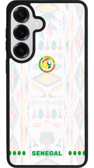 Coque Samsung Galaxy S26+ - Silicone rigide noir Maillot de football Sénégal 2026 personnalisable