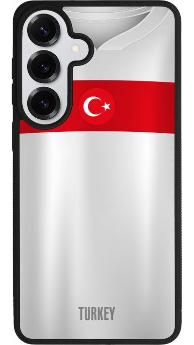 Coque Samsung Galaxy S26+ - Silicone rigide noir Maillot de football Turquie personnalisable