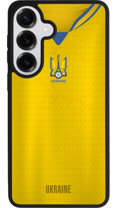 Coque Samsung Galaxy S26+ - Silicone rigide noir Maillot de football Ukraine