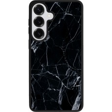 Coque Samsung Galaxy S26+ - Silicone rigide noir Marble Black 01