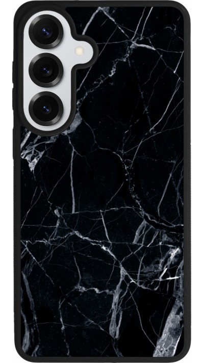 Coque Samsung Galaxy S26+ - Silicone rigide noir Marble Black 01
