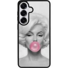 Coque Samsung Galaxy S26+ - Silicone rigide noir Marilyn Bubble