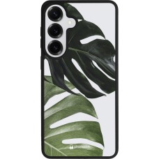 Coque Samsung Galaxy S26+ - Silicone rigide noir Monstera Plant
