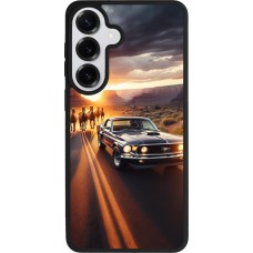 Coque Samsung Galaxy S26+ - Silicone rigide noir Mustang 69 Grand Canyon