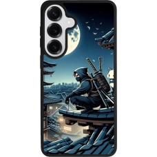 Coque Samsung Galaxy S26+ - Silicone rigide noir Ninja sous la lune