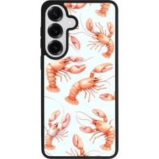 Coque Samsung Galaxy S26+ - Silicone rigide noir Pattern de homards pastels