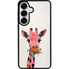 Coque Samsung Galaxy S26+ - Silicone rigide noir Pink Girafe Paint