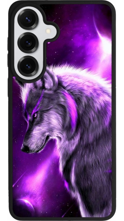Samsung Galaxy S26+ Case Hülle - Silikon schwarz Purple Sky Wolf