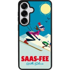 Samsung Galaxy S26+ Case Hülle - Silikon schwarz Saas-Fee Ski Downhill
