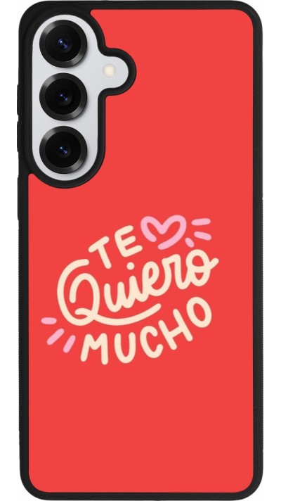 Samsung Galaxy S26+ Case Hülle - Silikon schwarz Saint Valentines Day 26 Te quiero mucho