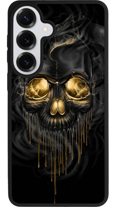 Samsung Galaxy S26+ Case Hülle - Silikon schwarz Skull 02