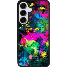 Samsung Galaxy S26+ Case Hülle - Silikon schwarz Splash paint