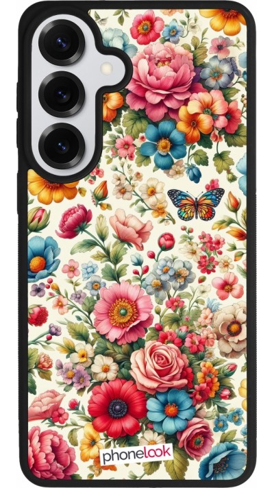 Samsung Galaxy S26+ Case Hülle - Silikon schwarz Spring 25 fruehling bluetend