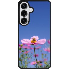 Coque Samsung Galaxy S26+ - Silicone rigide noir Bee on a flower 2026