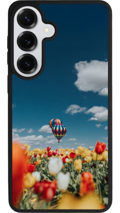 Coque Samsung Galaxy S26+ - Silicone rigide noir Hot air balloon 2026