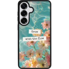 Samsung Galaxy S26+ Case Hülle - Silikon schwarz Summer 2025 Grow with the flow