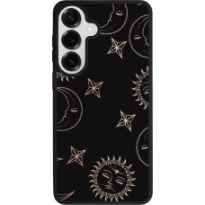 Samsung Galaxy S26+ Case Hülle - Silikon schwarz Suns and Moons