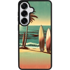 Samsung Galaxy S26+ Case Hülle - Silikon schwarz Surf Paradise