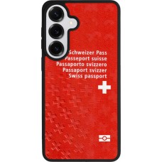 Samsung Galaxy S26+ Case Hülle - Silikon schwarz Swiss Passport