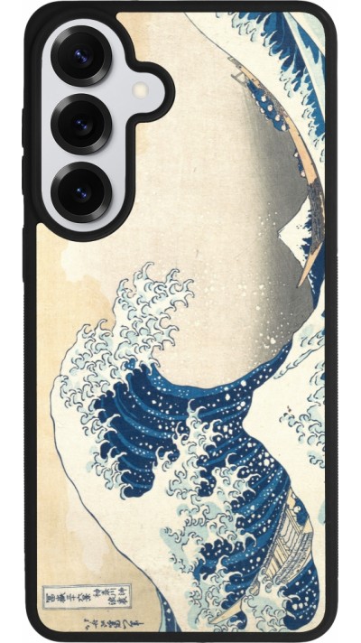 Coque Samsung Galaxy S26+ - Silicone rigide noir Tableau art - La Grande Vague de Kanagawa - Hokusai