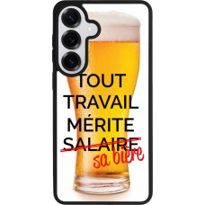 Samsung Galaxy S26+ Case Hülle - Silikon schwarz Tout travail mérite sa bière