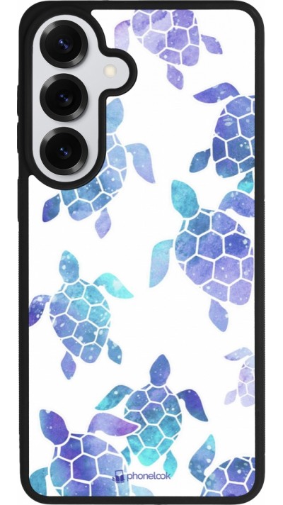 Samsung Galaxy S26+ Case Hülle - Silikon schwarz Turtles pattern watercolor