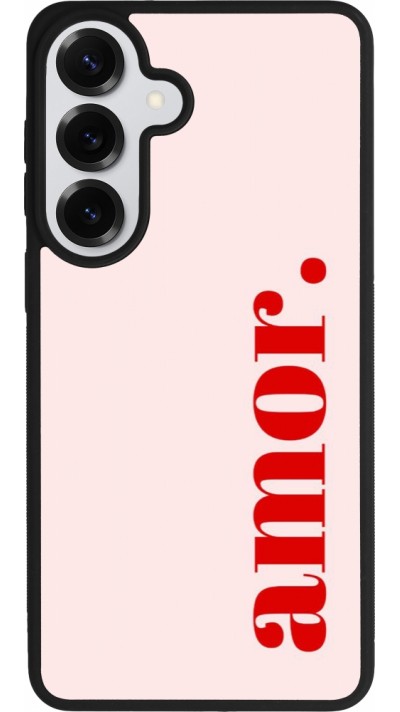 Samsung Galaxy S26+ Case Hülle - Silikon schwarz Valentine 2024 amor