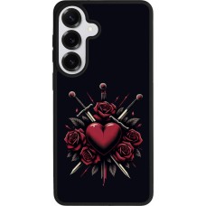 Samsung Galaxy S26+ Case Hülle - Silikon schwarz Valentine 2024 gothic love