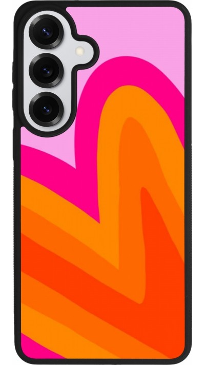 Samsung Galaxy S26+ Case Hülle - Silikon schwarz Valentine 2024 heart gradient