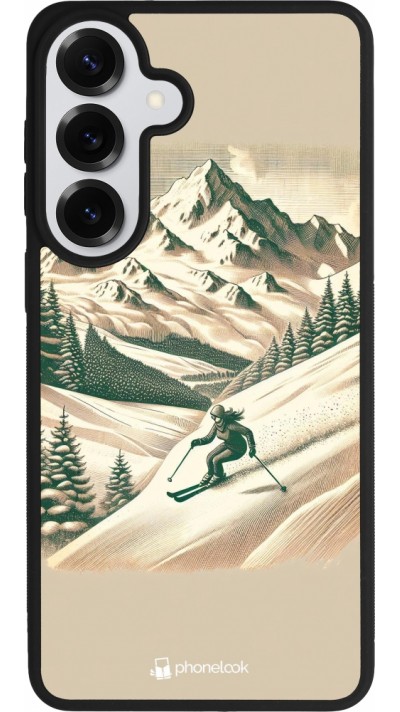 Samsung Galaxy S26+ Case Hülle - Silikon schwarz Vintage Skiberg