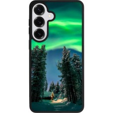 Coque Samsung Galaxy S26+ - Silicone rigide noir Winter 22 Northern Lights