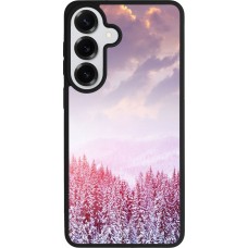 Coque Samsung Galaxy S26+ - Silicone rigide noir Winter 22 Pink Forest