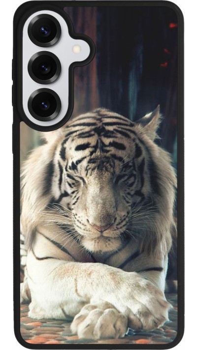 Coque Samsung Galaxy S26+ - Silicone rigide noir Zen Tiger