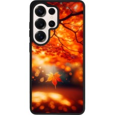 Samsung Galaxy S26 Ultra Case Hülle - Silikon schwarz Herbst Magisch Orange