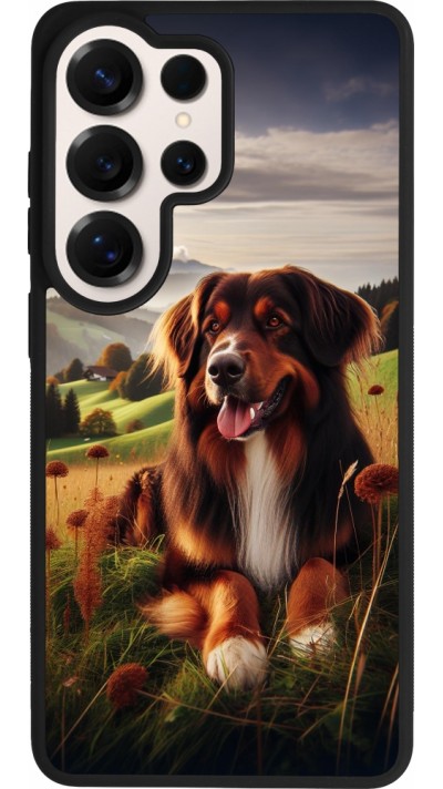 Samsung Galaxy S26 Ultra Case Hülle - Silikon schwarz Hund Land Schweiz