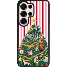 Coque Samsung Galaxy S26 Ultra - Silicone rigide noir Christmas 25 Happy Holiday