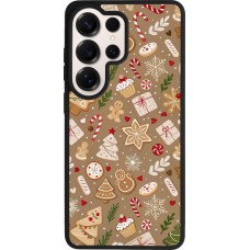 Coque Samsung Galaxy S26 Ultra - Silicone rigide noir Christmas 25 Pattern Ginger Cookie