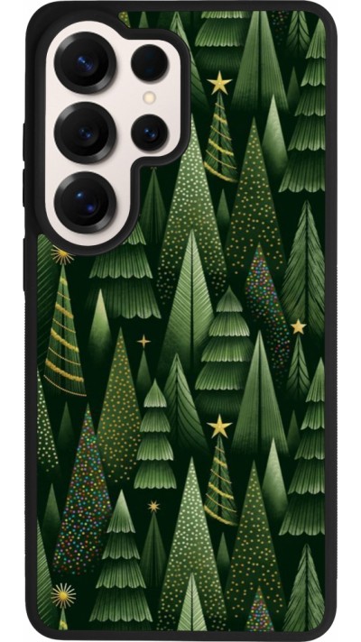 Coque Samsung Galaxy S26 Ultra - Silicone rigide noir Christmas 25 Pattern Xmas Tree