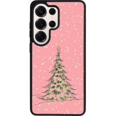Coque Samsung Galaxy S26 Ultra - Silicone rigide noir Christmas 25 Pink Tree