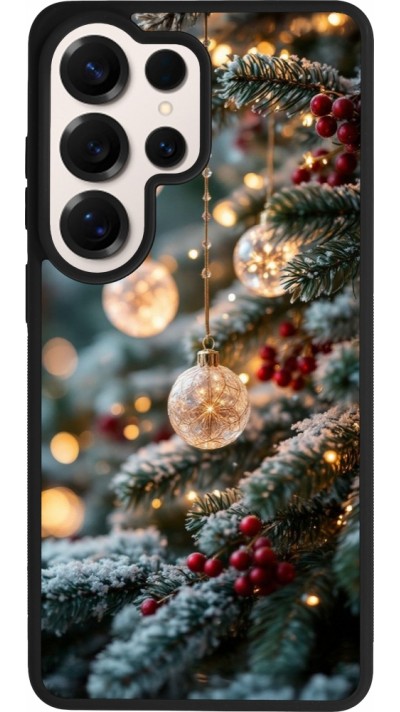 Coque Samsung Galaxy S26 Ultra - Silicone rigide noir Christmas 25 Xmas Decorated Tree